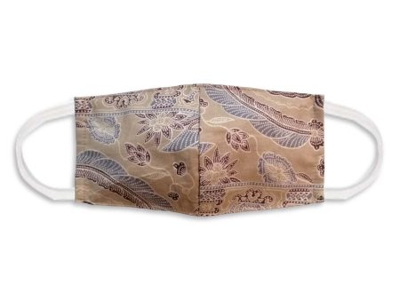 Batik Face Covering - Cream Online Sale