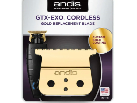 Andis GTX-EXO Cordless Replacement Blade Gold #74115 Hot on Sale