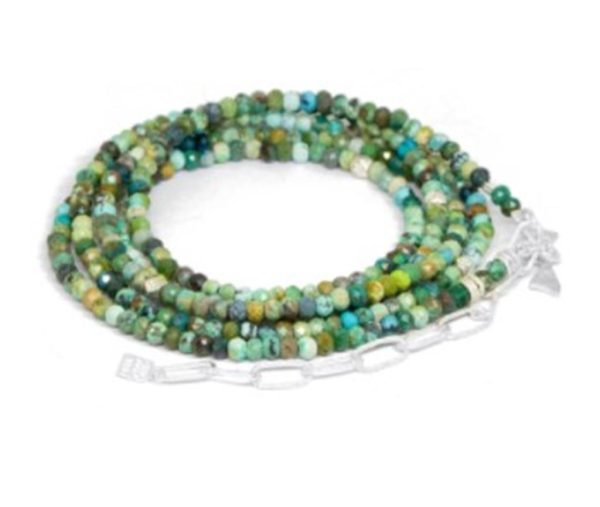 Nina Nguyen Sterling Silver Turquoise Wrap on Sale