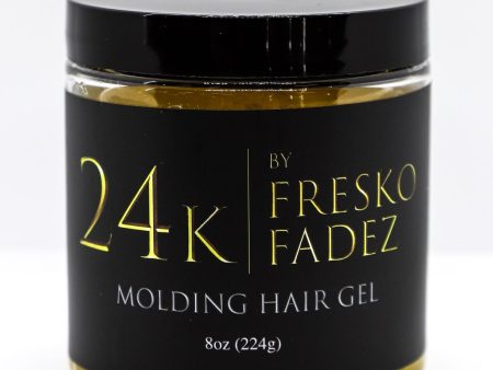 24K molding hair gel 8oz by FreskoFadez Cheap