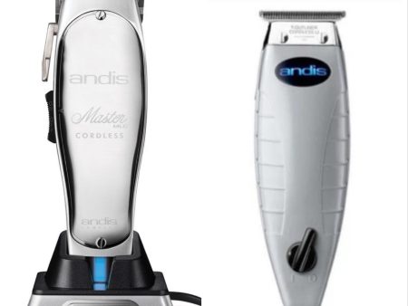 Andis 2pc Cordless Combo – Cordless Master, Cordless T-Outliner Online Sale