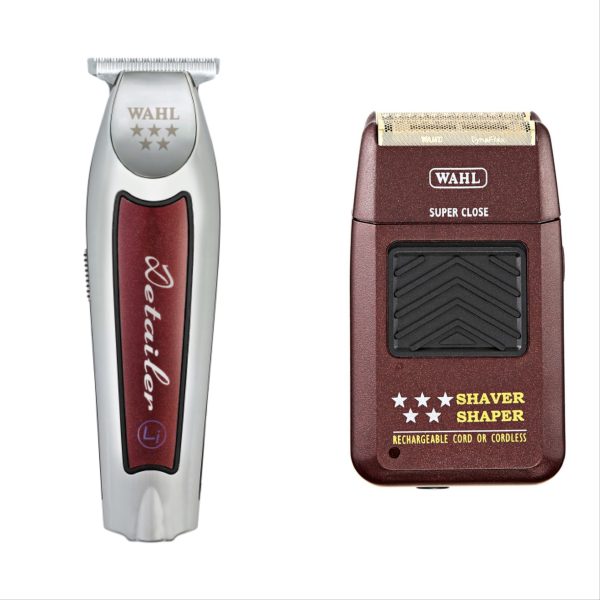 Wahl Pro 2pc Combo – Detailer li Cordless, 5 Star Foil Shaver. Cheap