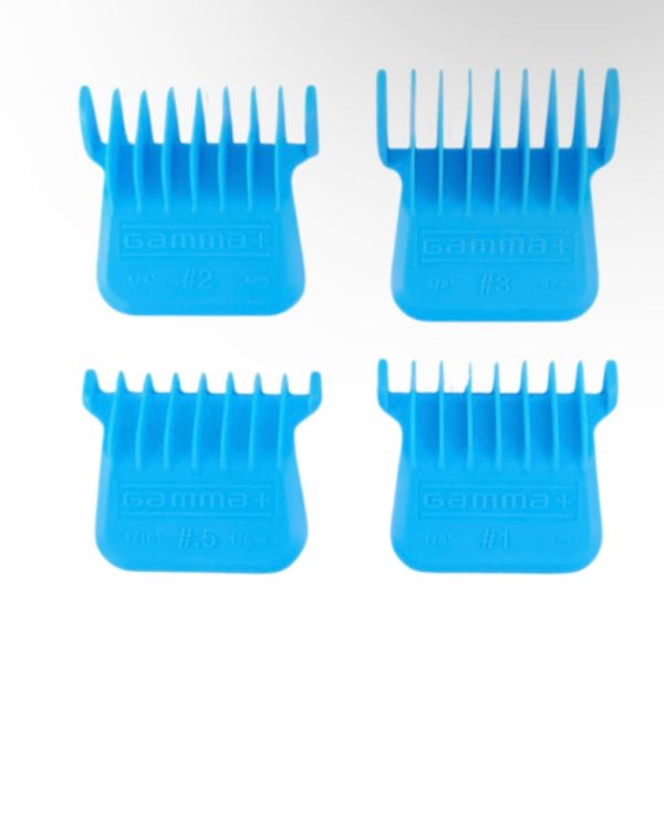 GAMMA+ Professional Wide Magnetic Trimmer Blade Guards – Blue GPWMTG Discount