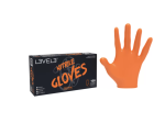 L3VEL3™ PROFESSIONAL NITRILE GLOVES 100ct – ORANGE Online Sale