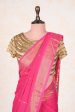 Handwoven Pink & Gold Paithani Saree With Classic Pallu Discount