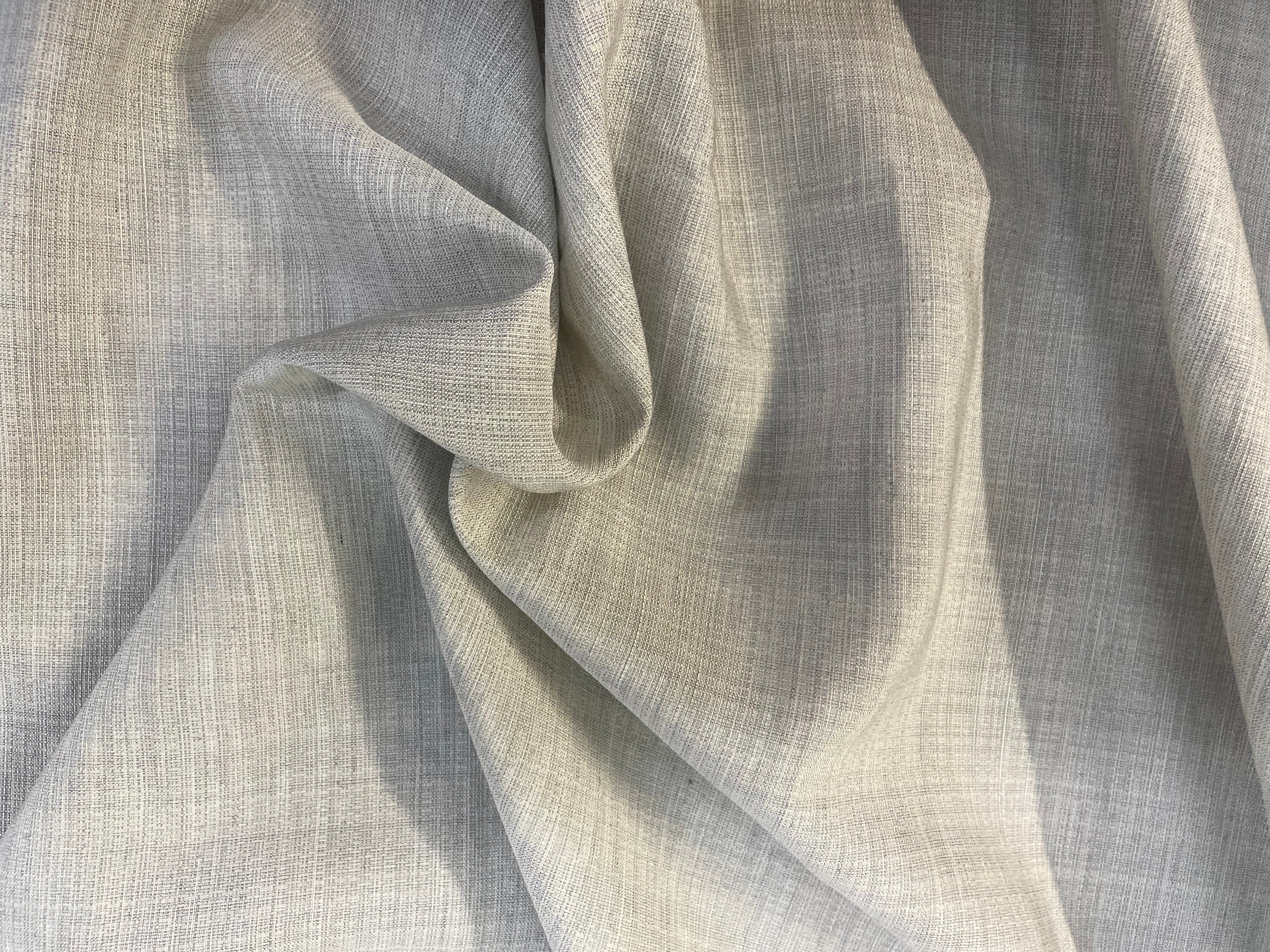 Viscose Italian Textured Linen - Dove Grey Discount