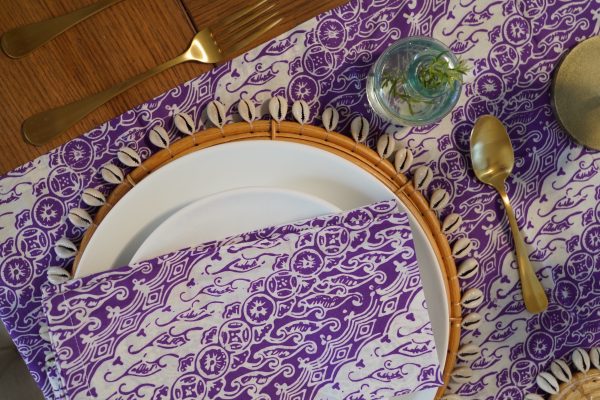 Placemats Rattan & Seashells - Set of Two Discount