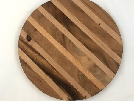 Kasih Coop Acacia Wood 12inches Round Cutting Board Hot on Sale