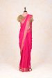 Handwoven Pink & Gold Paithani Saree With Classic Pallu Discount