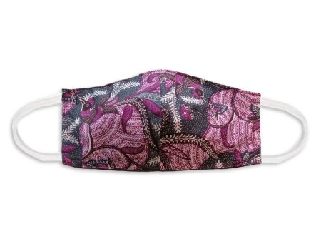 Batik Face Covering - Purple Cheap