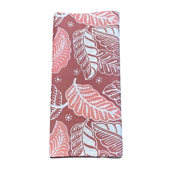 Batik Cloth Napkin Set of Four - Leafy Paradise Hot on Sale