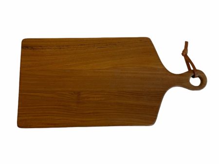 Teak wood cutting board with handle Supply