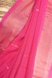 Handwoven Pink & Gold Paithani Saree With Classic Pallu Discount