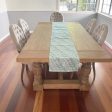 Batik Table Runner Green Royalty, Hand Dyed, 100% Cotton For Discount