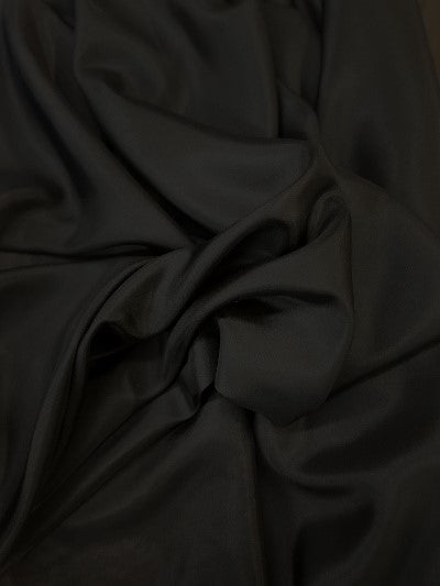 100% Silk Habotai Lining - Jet Black Online Hot Sale