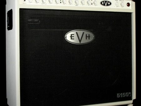 Used EVH 5150III 2x12 50 Watt Tube Combo Amplifier Ivory Cheap